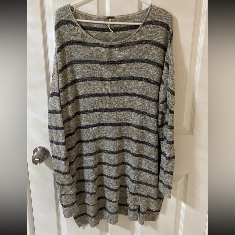 Free People Grey Sweater Dress S